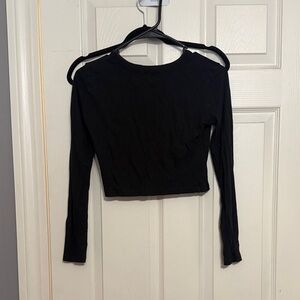 Black Long Sleeve Women's Top